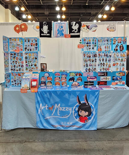 Anime Pasadena 2023 - 8 ft inline table